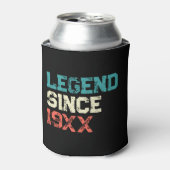 Gepersonaliseerde legende verjaardag blikjeskoeler (Blikje Voorkant)