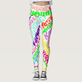 Gepersonaliseerde Leggings Aangepaste naam (Voorkant)
