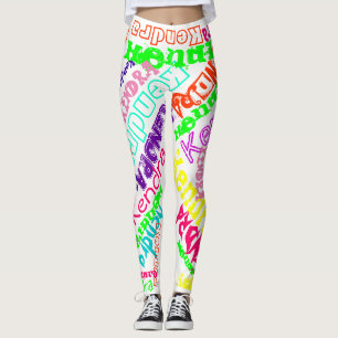 Gepersonaliseerde Leggings Aangepaste naam