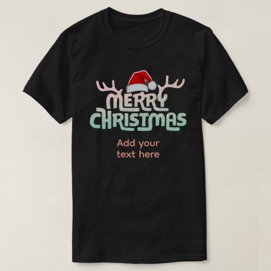 Gepersonaliseerde lelijke kerst T-shirts (Design voorkant)