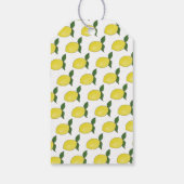 Gepersonaliseerde Lemon Favor Behuizing Label Cadeaulabel (Achterkant)