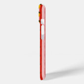 Gepersonaliseerde Lemon Stripe Patroon Gele Citroe Case-Mate iPhone Case (Achterkant / Links)