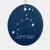 Gepersonaliseerde Leo Constellation Ornament (Links)