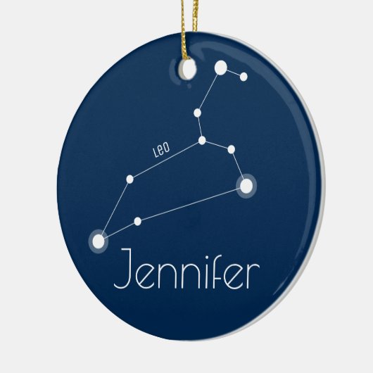Gepersonaliseerde Leo Constellation Ornament (Links)