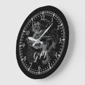 Gepersonaliseerde  Leo Constellation Zodiac Grote Klok (Hoek)