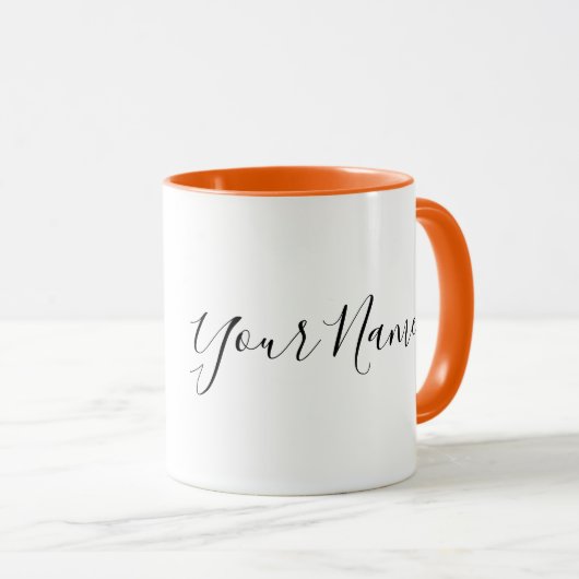 Gepersonaliseerde Leo Zodiac teken Naam en eigensc Mok (Voorkant rechts)