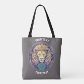 GEPERSONALISEERDE LEO ZODIAC TEKEN TOTE BAG (Achterkant)