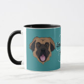 Gepersonaliseerde Leonberger Pa/mam Mok (Links)