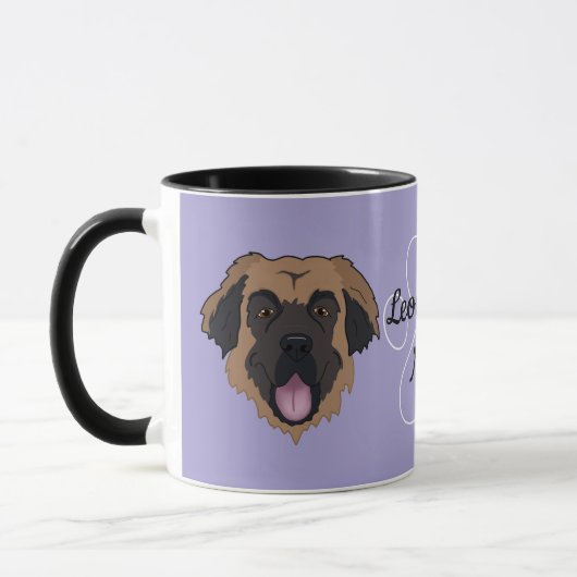Gepersonaliseerde Leonberger Pa/mam Mok (Links)