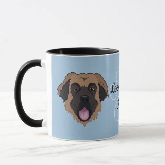 Gepersonaliseerde Leonberger Pa/mam Mok (Links)