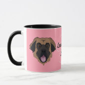 Gepersonaliseerde Leonberger Pa/mam Mok (Links)