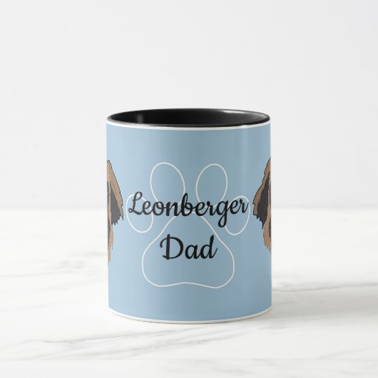 Gepersonaliseerde Leonberger Pa/mam Mok (Midden)