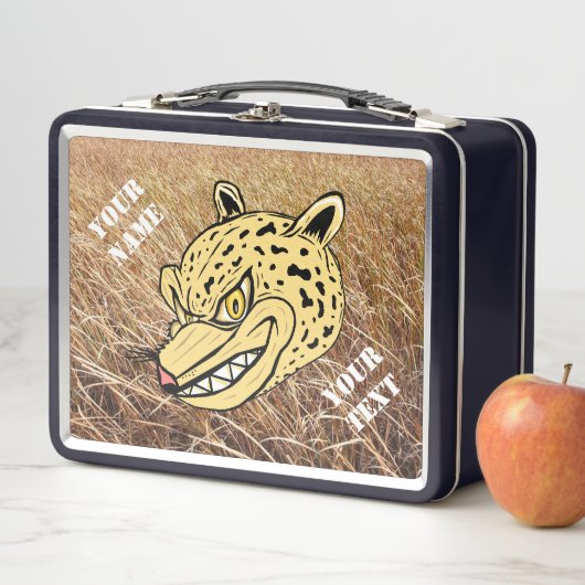 Gepersonaliseerde Leopard Wildcat Lunchbox (In situ)