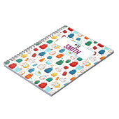 Gepersonaliseerde leraar – Aangepaste naam Terug n Notitieboek (Linkerzijde)