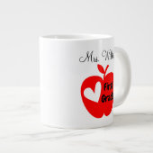 Gepersonaliseerde Leraar Afstuderen Gift Back 2 Sc Grote Koffiekop (Voorkant rechts)