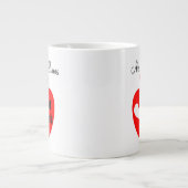 Gepersonaliseerde Leraar Afstuderen Gift Back 2 Sc Grote Koffiekop (Voorkant)