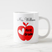 Gepersonaliseerde Leraar Afstuderen Gift Back 2 Sc Grote Koffiekop (Rechts)