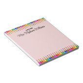 Gepersonaliseerde Leraar Afstuderen Gift Back 2 Sc Notitieblok (Schuin)