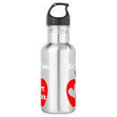 Gepersonaliseerde Leraar Afstuderen Gift Back 2 Sc Waterfles (Voorkant)