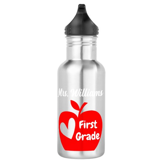 Gepersonaliseerde Leraar Afstuderen Gift Back 2 Sc Waterfles (Rechts)