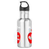 Gepersonaliseerde Leraar Afstuderen Gift Back 2 Sc Waterfles (Achterkant)