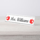 Gepersonaliseerde Leraar Afstuderen Gift Nieuw Afs Bureau Naambordje (Voorkant)