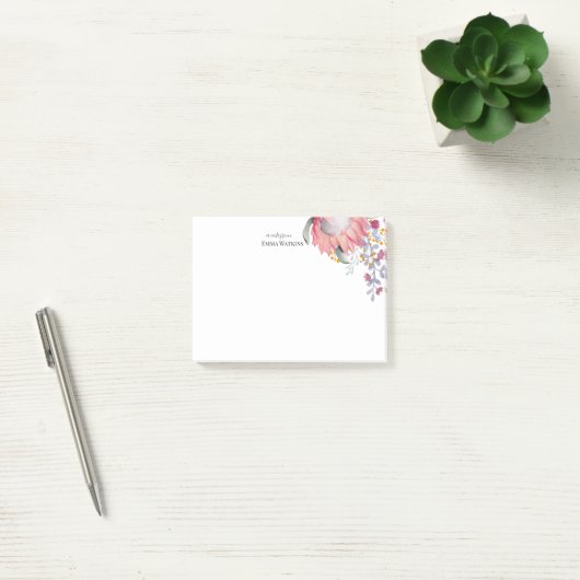 Gepersonaliseerde leraar Australian Floral Post-it® Notes (Kantoor)
