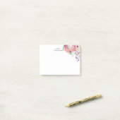 Gepersonaliseerde leraar Australian Floral Post-it® Notes (Op bureau)