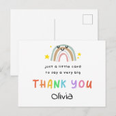 Gepersonaliseerde leraar bedankkaart - Kleine Kaar Briefkaart (Voorkant / Achterkant)