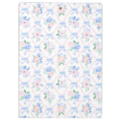 Gepersonaliseerde leraar bloemenlint bogen klembord (Achterkant)