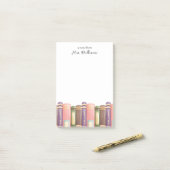 Gepersonaliseerde leraar boek liefhebber Post-it n Post-it® Notes (Op bureau)
