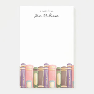 Gepersonaliseerde leraar boek liefhebber Post-it n Post-it® Notes
