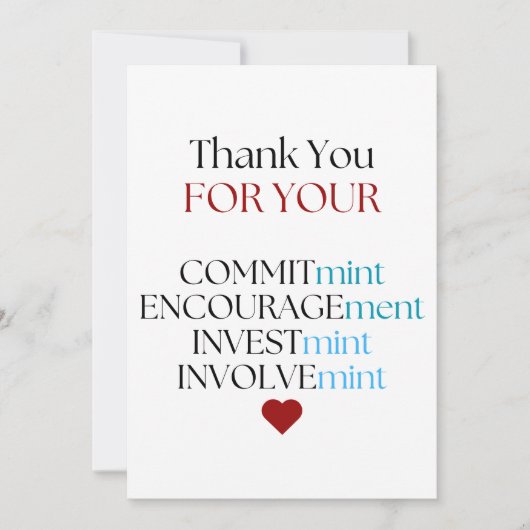 Gepersonaliseerde leraar cadeau, leraar cadeau, we feestdagenkaart (Voorkant)