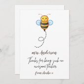 Gepersonaliseerde leraar cadeau, leraar cadeau, we feestdagenkaart (Voorkant / Achterkant)