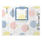 Gepersonaliseerde leraar Dagelijkse to-do lijst Ap Notitieblok (Voorkant)