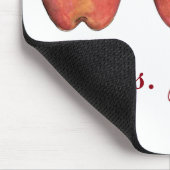 Gepersonaliseerde leraar Gift Apple Apples Mousepa Muismat (Hoek)
