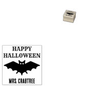 Gepersonaliseerde leraar Halloween Party Rubberstempel (Gestempeld)