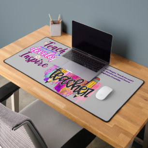 Gepersonaliseerde Leraar inspirerend citaten Bureaumat