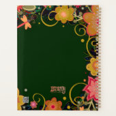 Gepersonaliseerde Leraar Joy in Journey  Bloemen Planner (Achterkant)