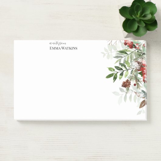 Gepersonaliseerde leraar kerst post-it® notes (Kantoor)