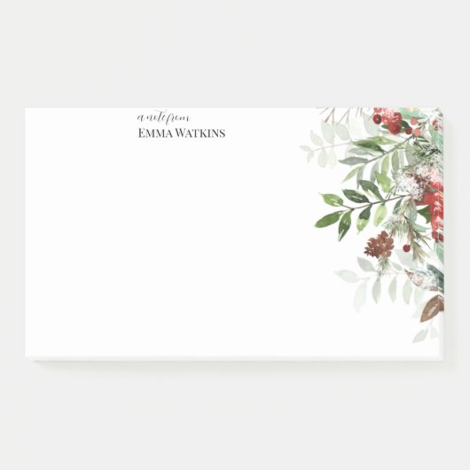 Gepersonaliseerde leraar kerst post-it® notes (Voorkant)