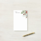 Gepersonaliseerde leraar kerst post-it® notes (Op bureau)