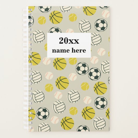 Gepersonaliseerde leraar lichamelijke opvoeding Pl Planner (Voorkant)