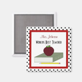 Gepersonaliseerde leraar magneet (Voorkant / Achterkant)