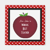 Gepersonaliseerde leraar magneet (Voorkant)