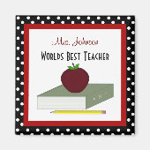 Gepersonaliseerde leraar magneet (Voorkant)