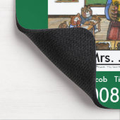 Gepersonaliseerde leraar Mousepad Muismat (Hoek)