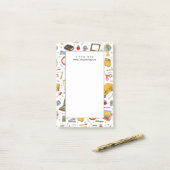 gepersonaliseerde leraar nieuwigheid post-it® notes (Op bureau)