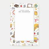 gepersonaliseerde leraar nieuwigheid post-it® notes (Voorkant)