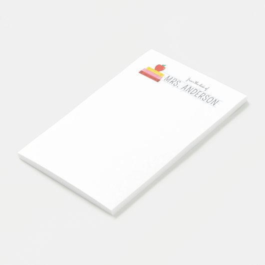 Gepersonaliseerde leraar Notitieblok Waardering Gi Post-it® Notes (Schuin)